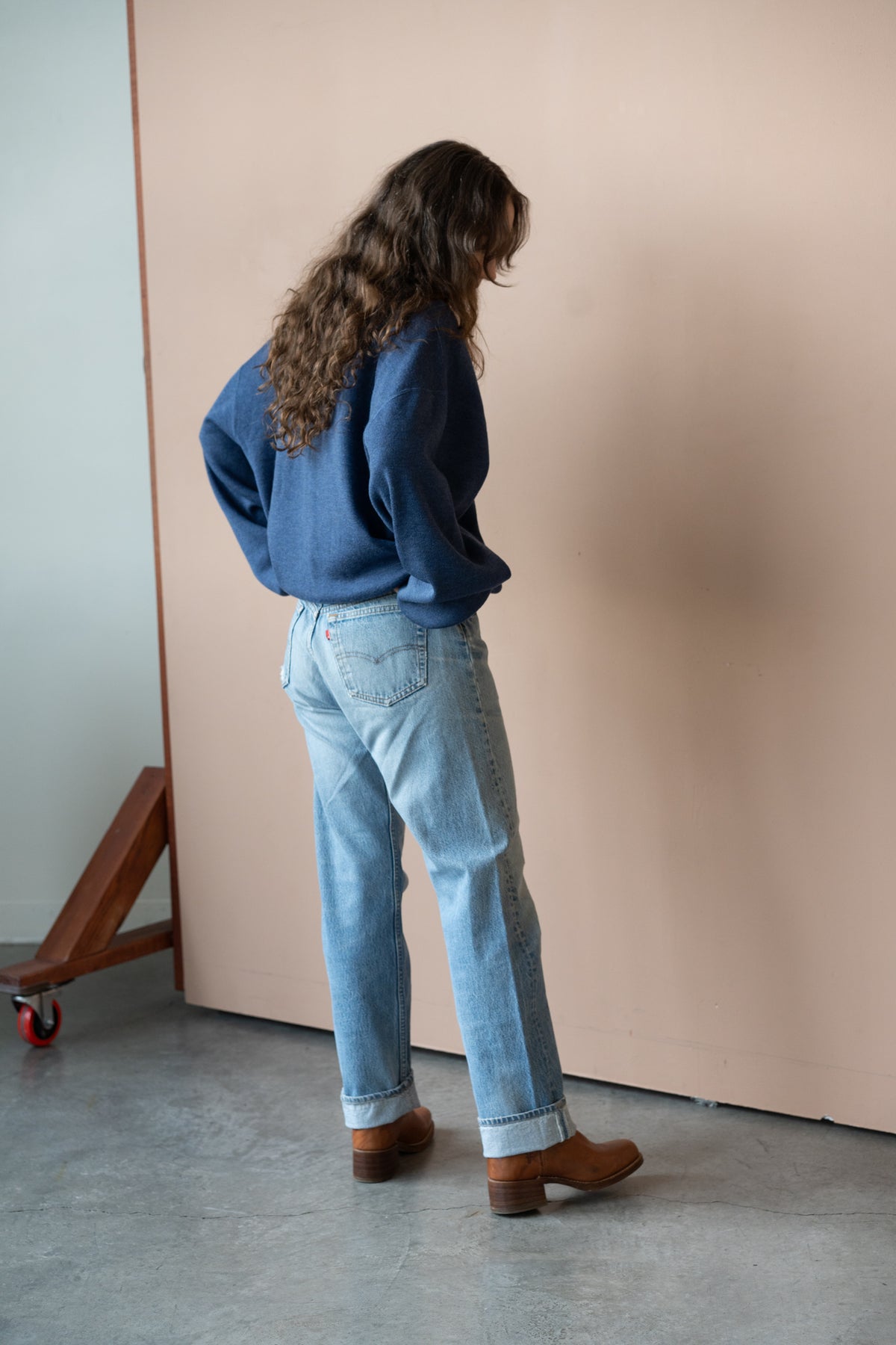 80s Levi's 501 Faded Light Wash Jeans