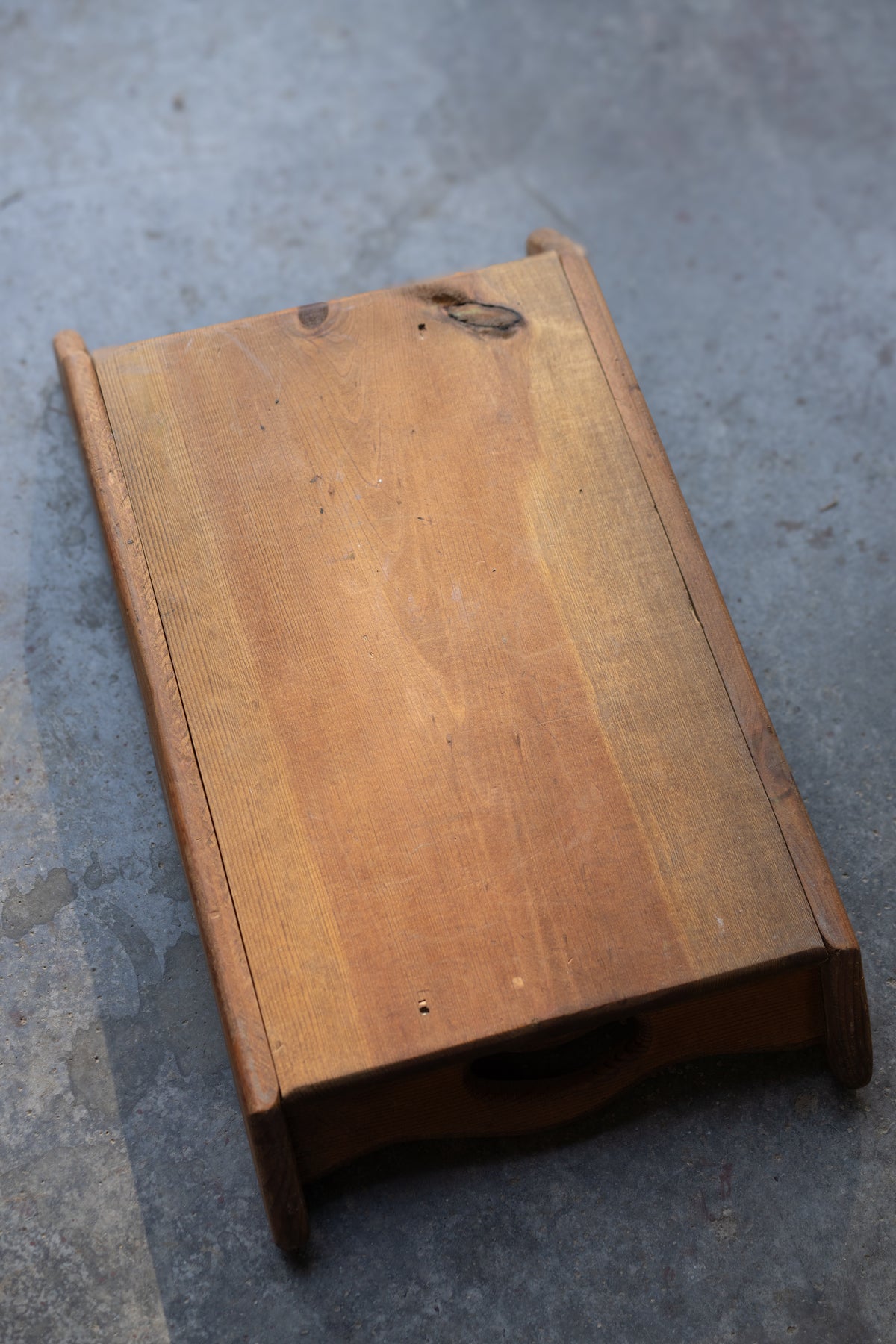 Hand-Painted Mallard Wood Tray