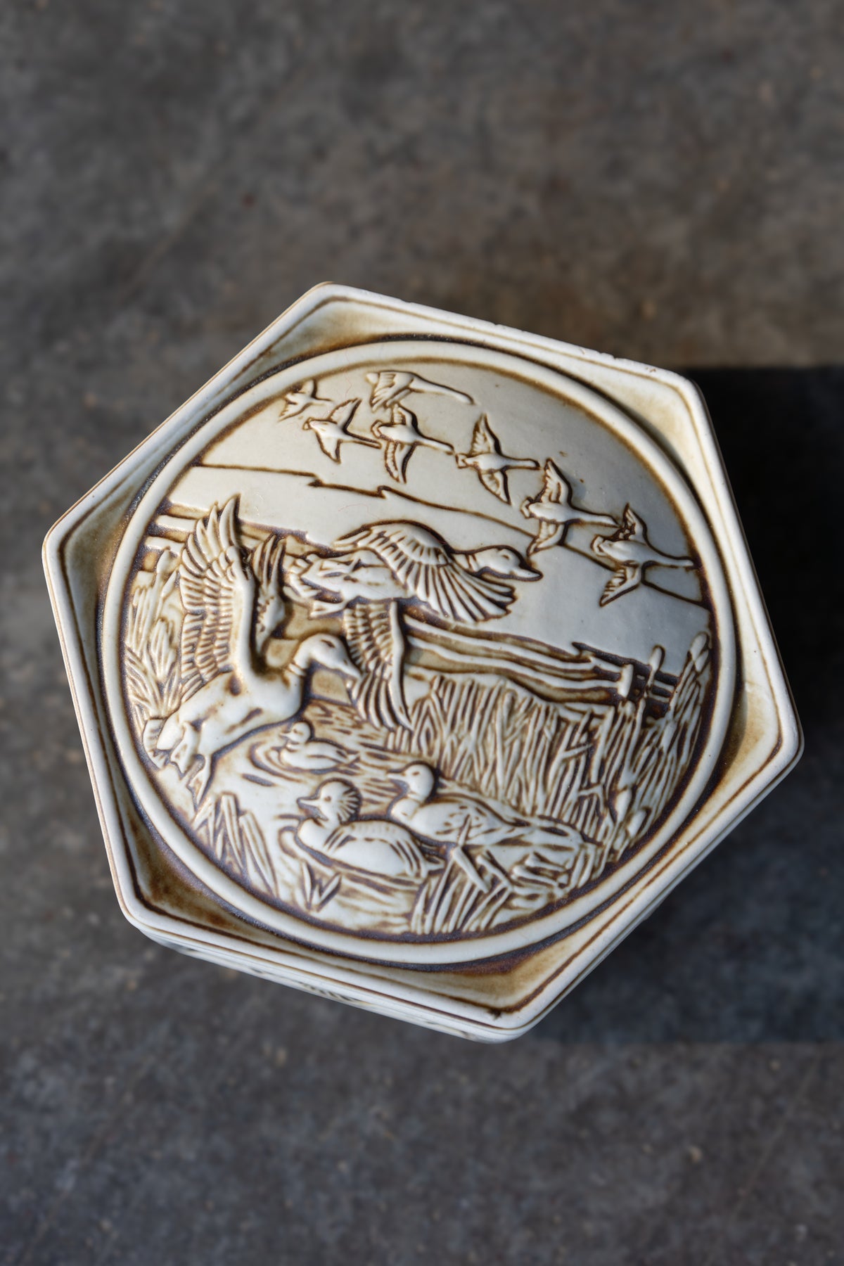 80's Avon Ceramic Trinket Box