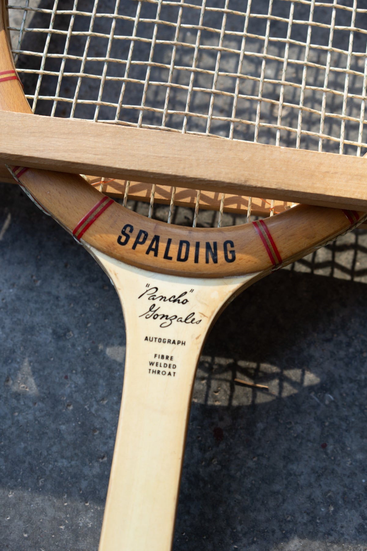 Spalding Pancho Gonzales Autograph Tennis Racket