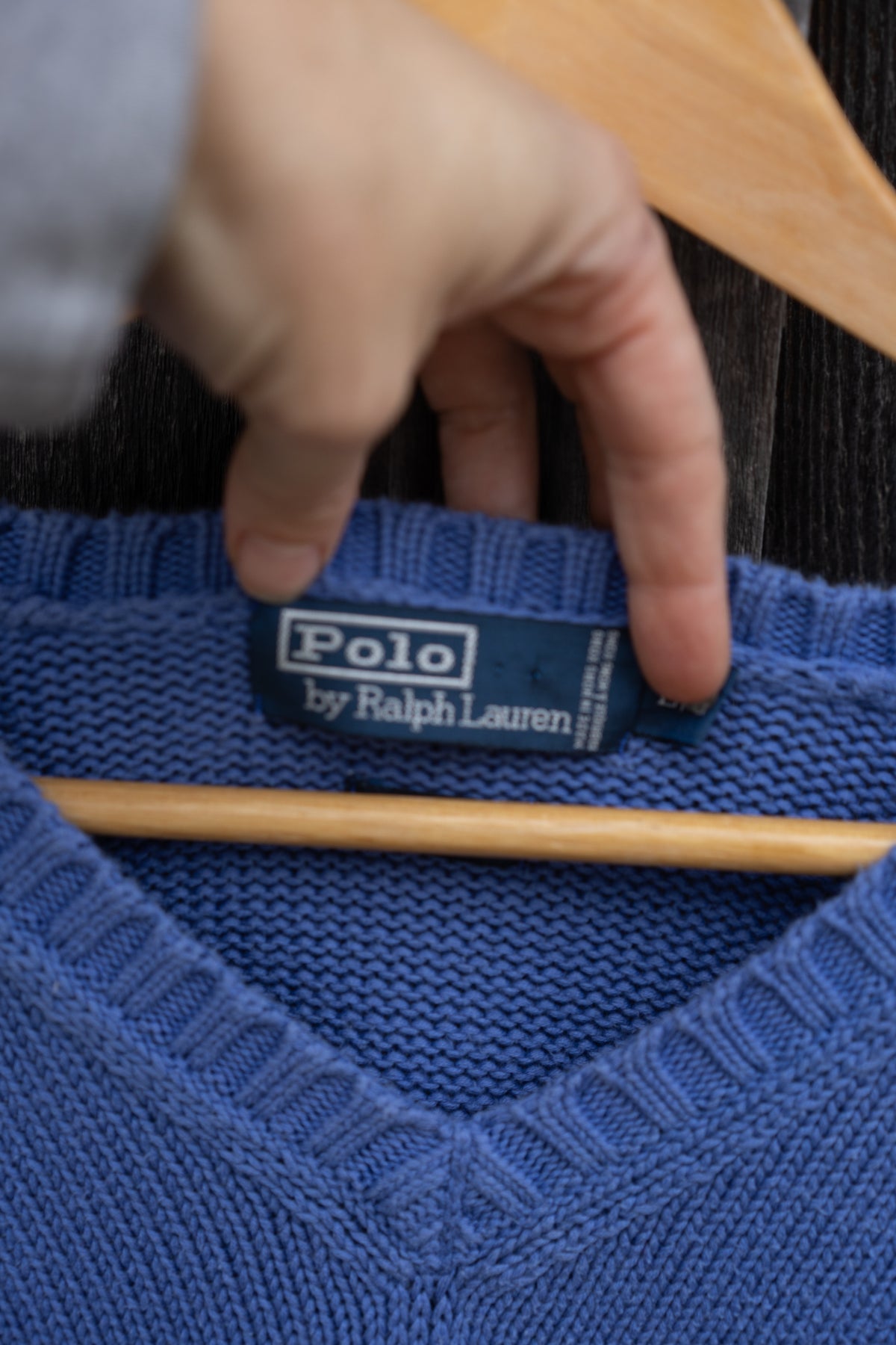 Polo RL Cotton V-Neck Sweater