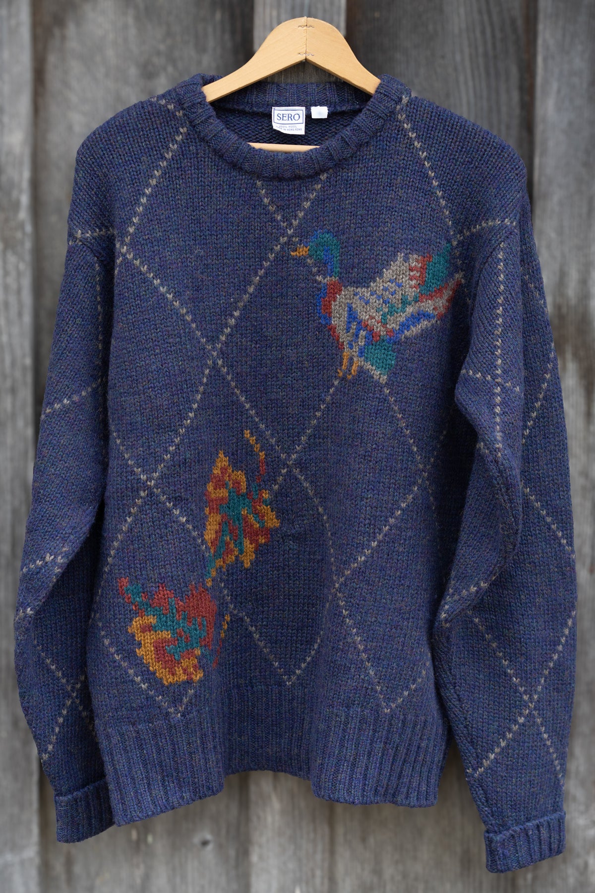 Argyle Wool Sweater