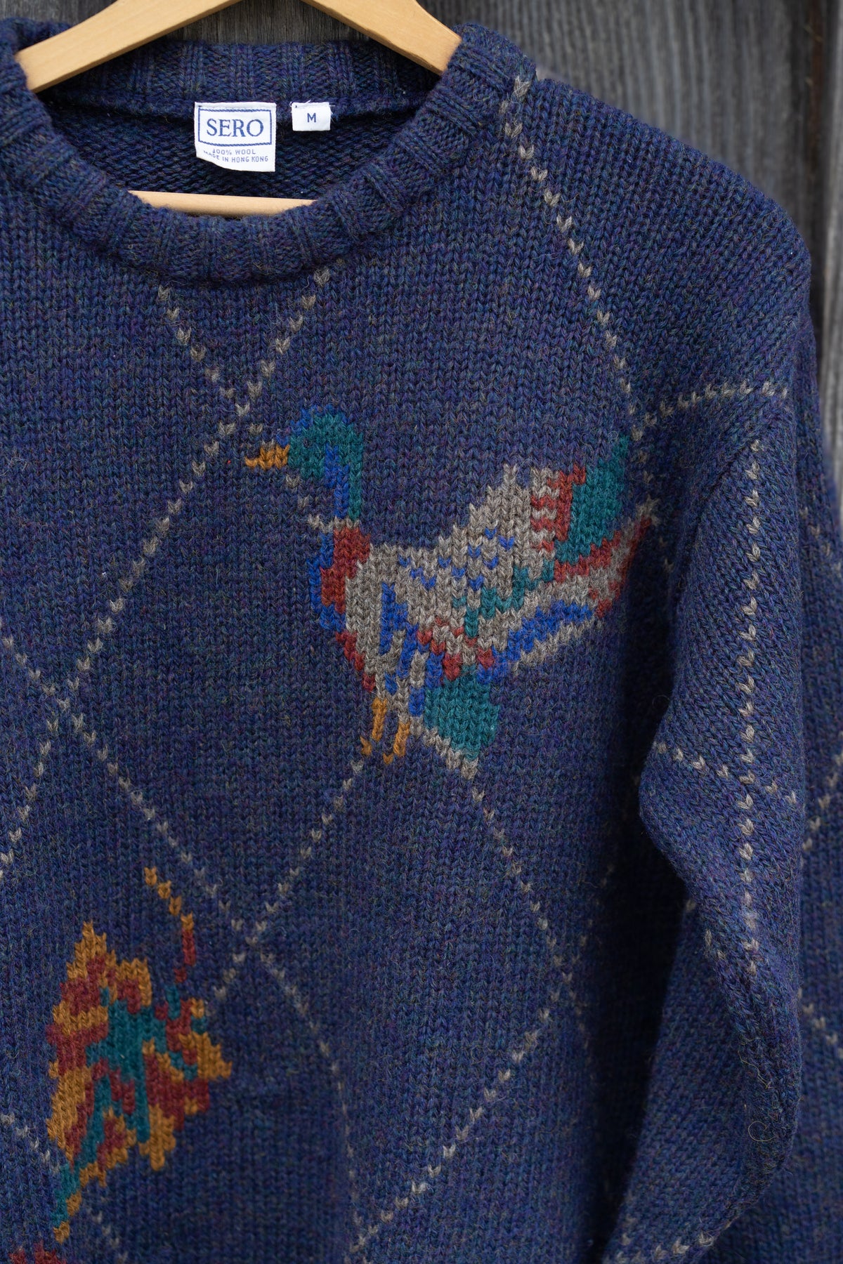 Argyle Wool Sweater