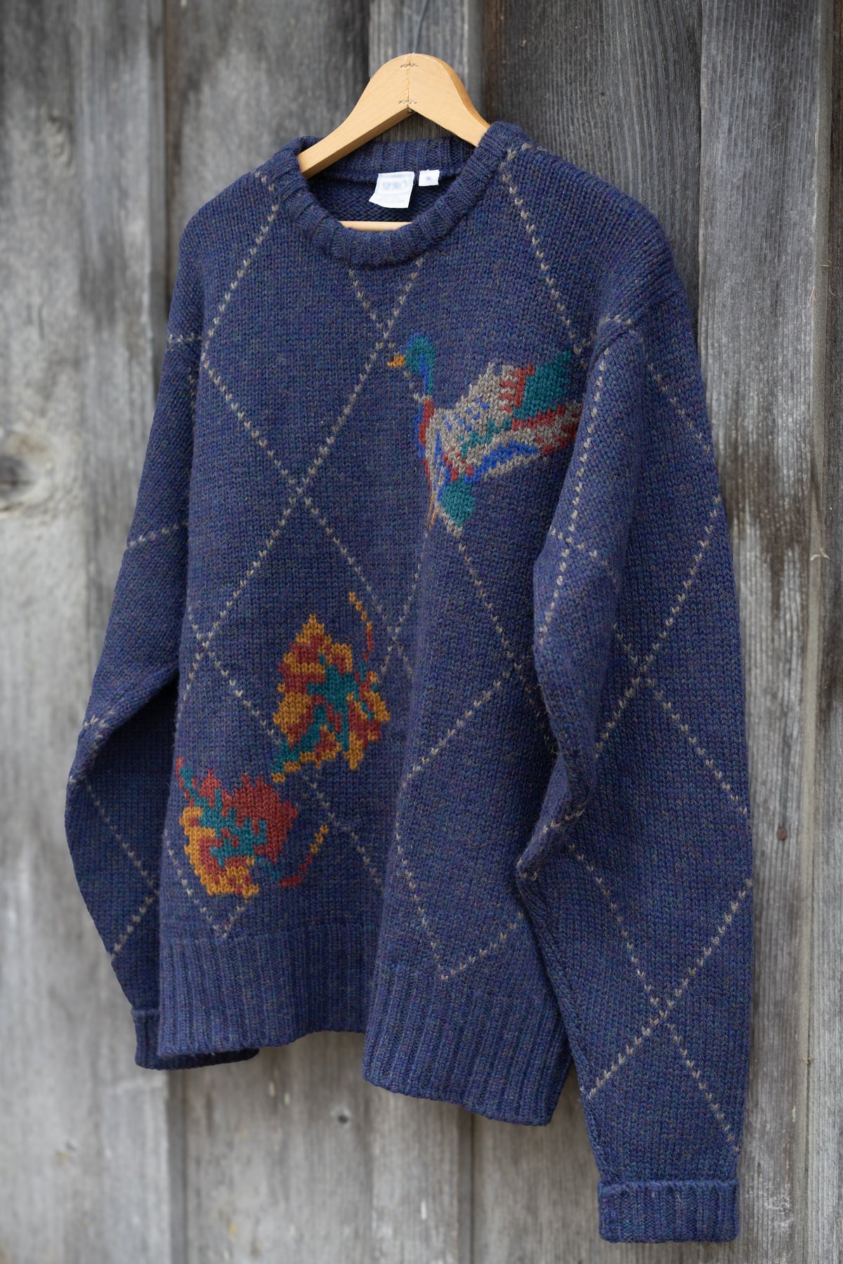 Argyle Wool Sweater