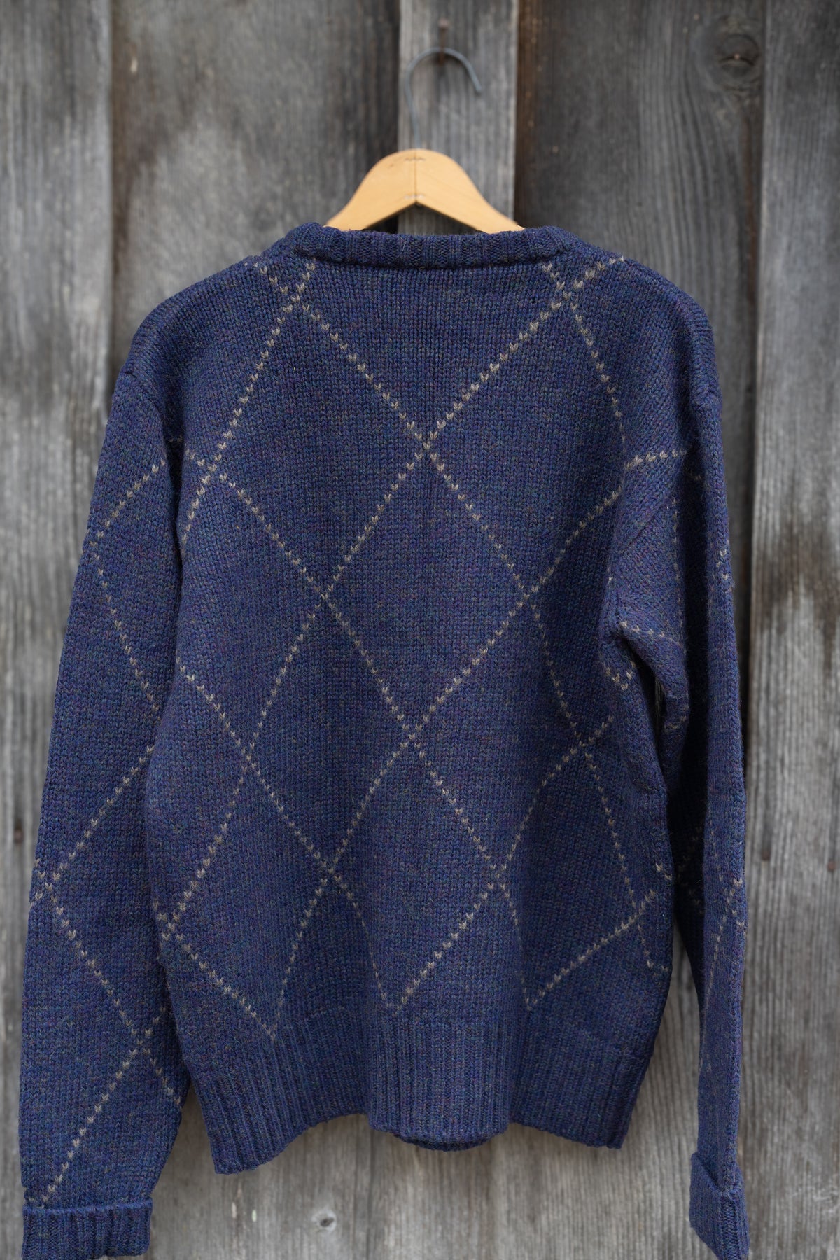 Argyle Wool Sweater