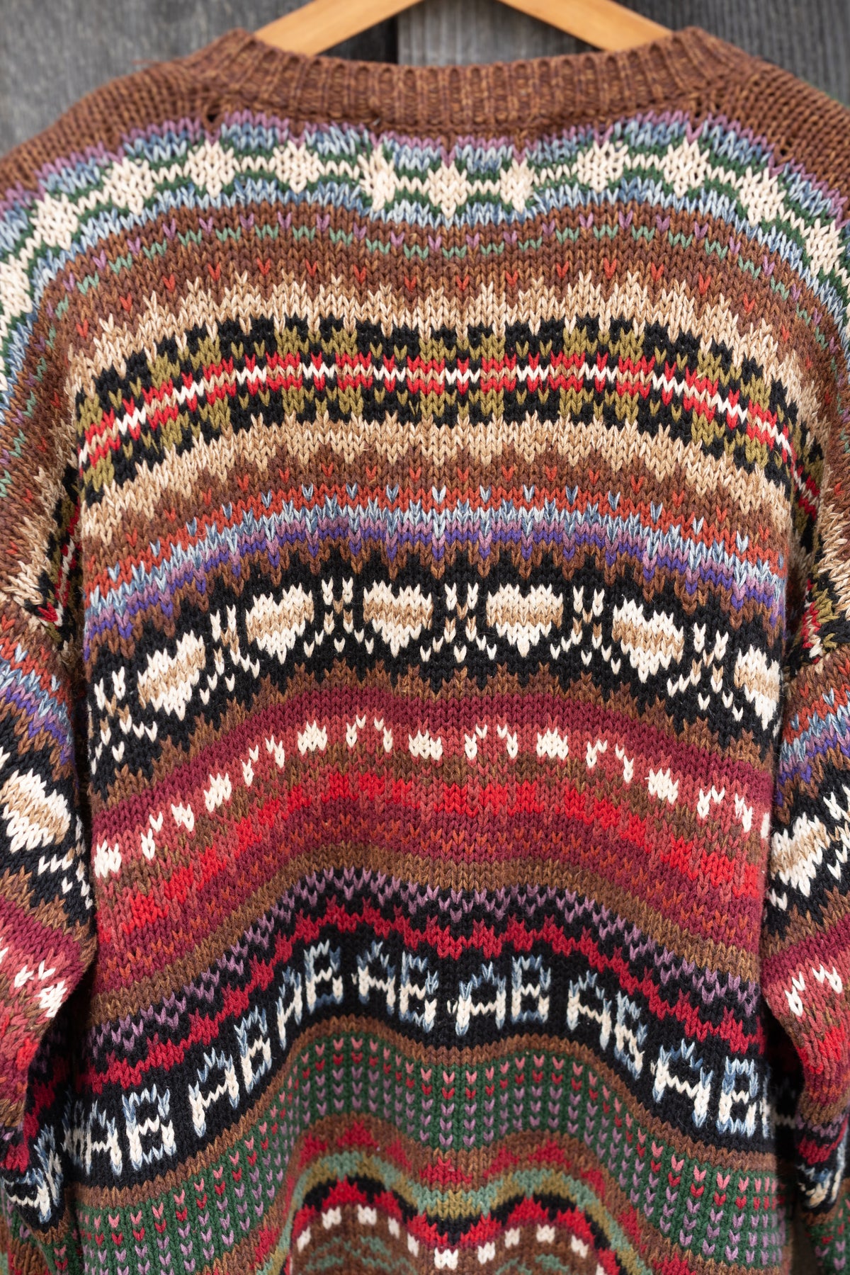 Folk Art Knit Cardigan