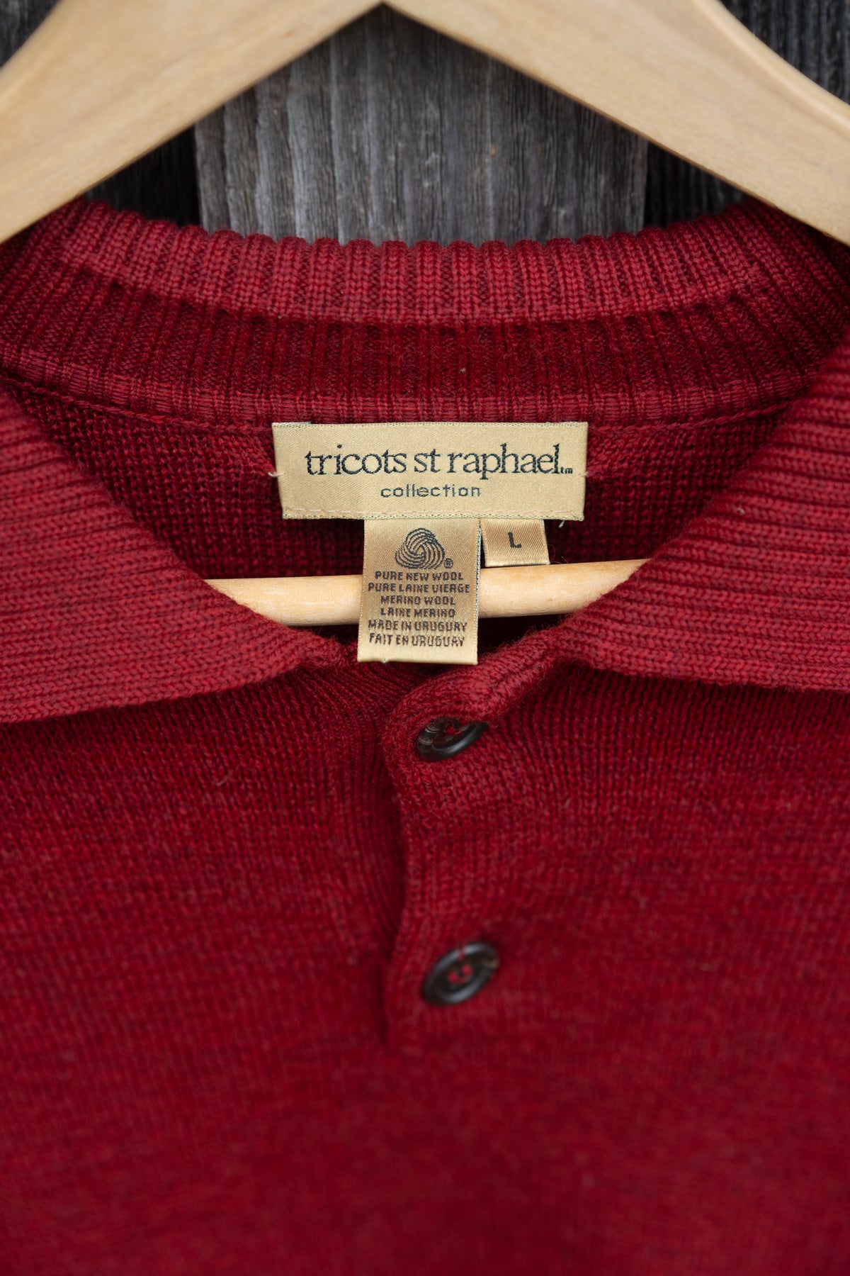 Tricots St. Raphael Wool Elbow Patch Sweater