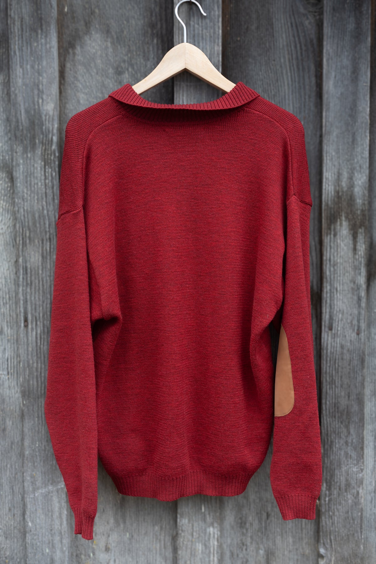 Tricots St. Raphael Wool Elbow Patch Sweater