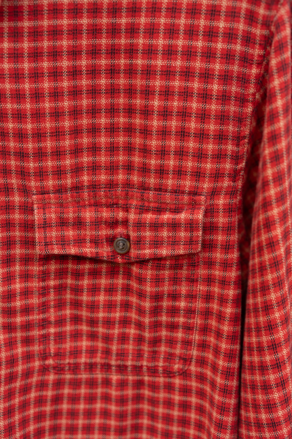 JNY Persimmon Plaid Cotton Button Down