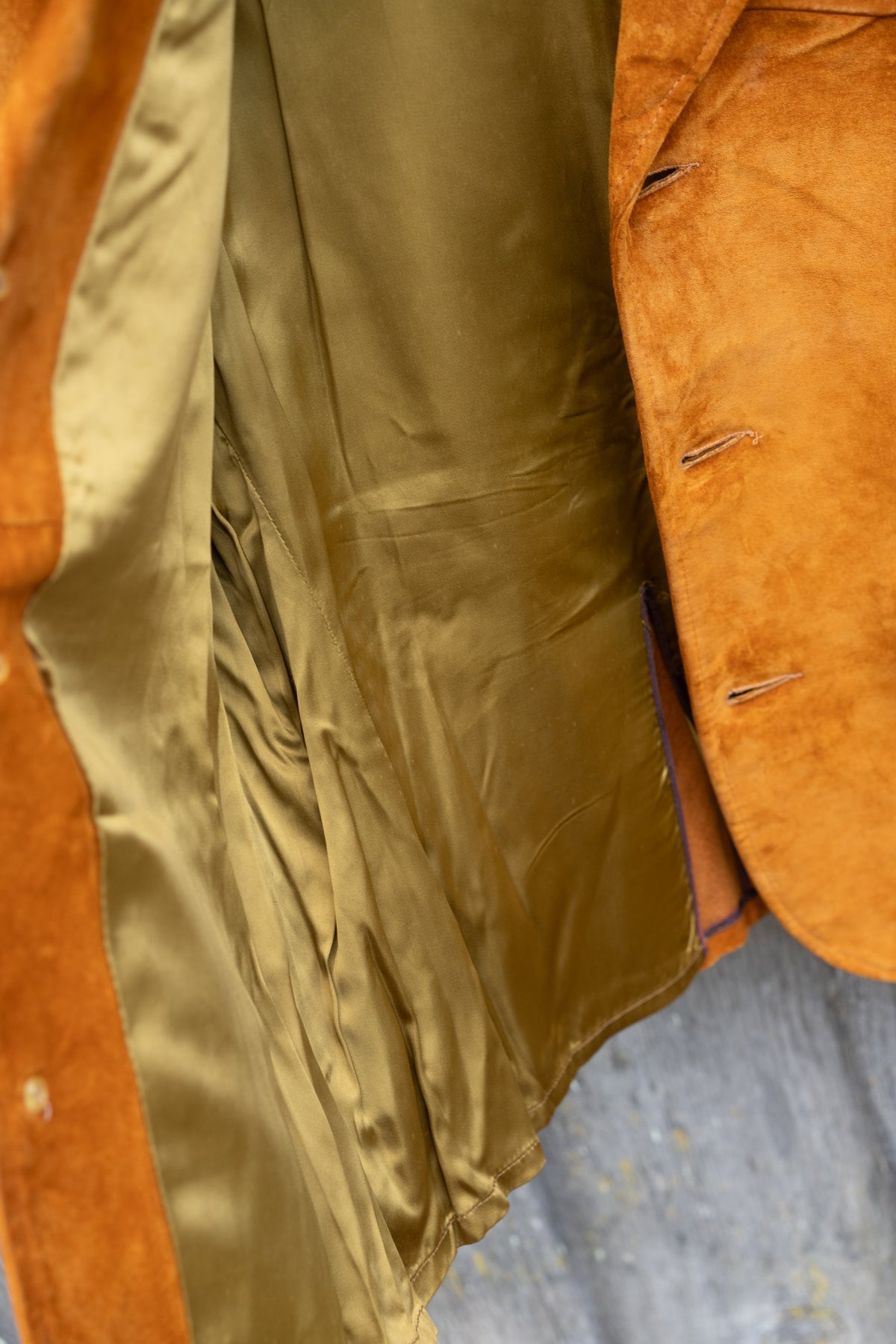 c.70 Schott Bros. Tobacco Suede Western Blazer