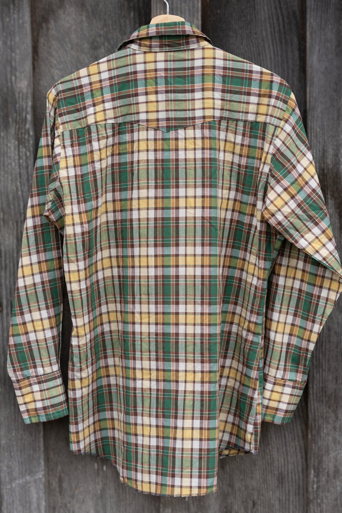 c.70 Dee Cee Plaid Pearl Snap Western Shirt