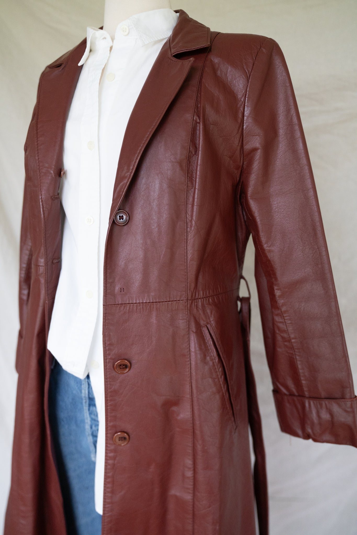 Leather Trench