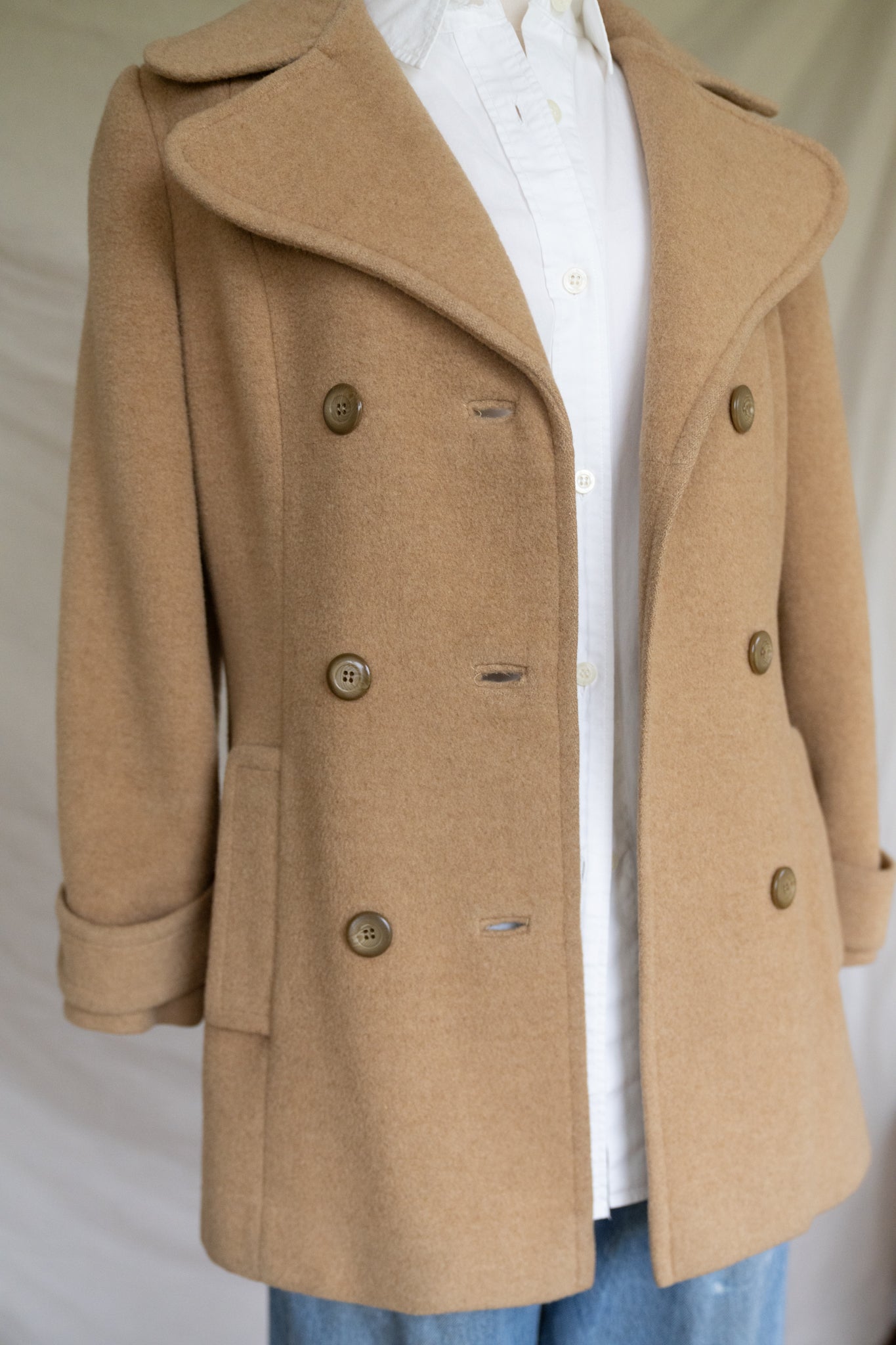 Camel Hair Peacoat