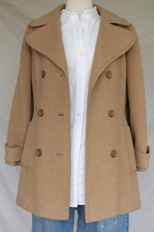 Camel Hair Peacoat