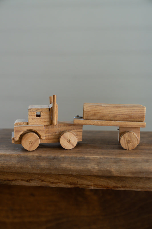 Vintage Handmade Wood Truck