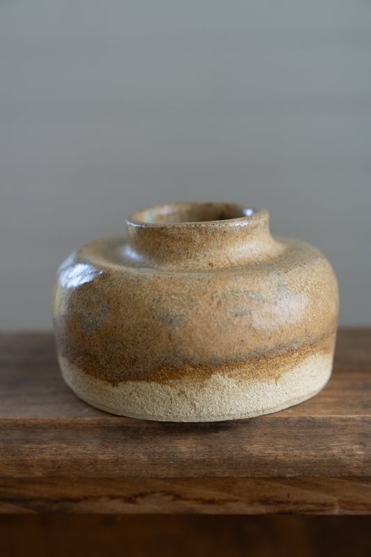 Hand-Thrown Short Vase