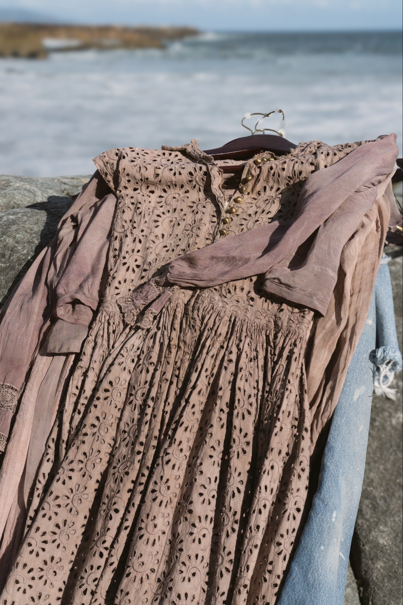 Cotton Eyelet Dress