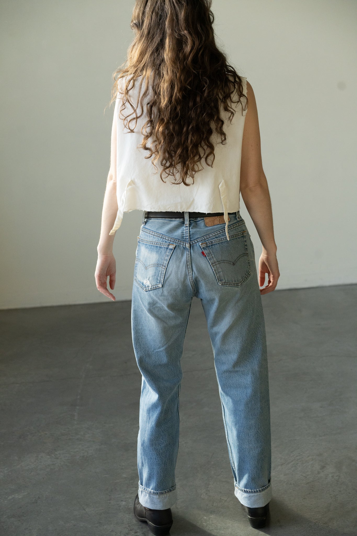 Embroidered Cotton Vest