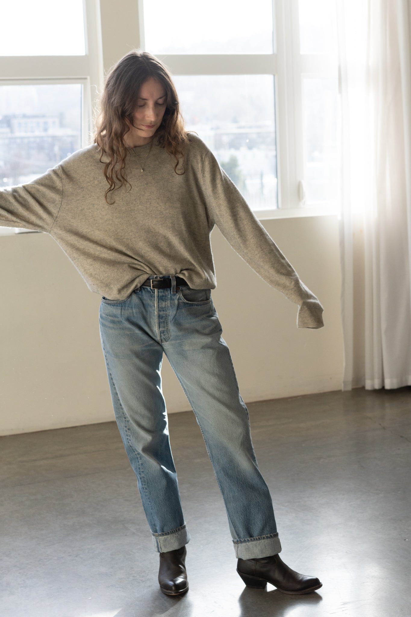 Daniel Bishop Cashmere Sweater — 2-Ply