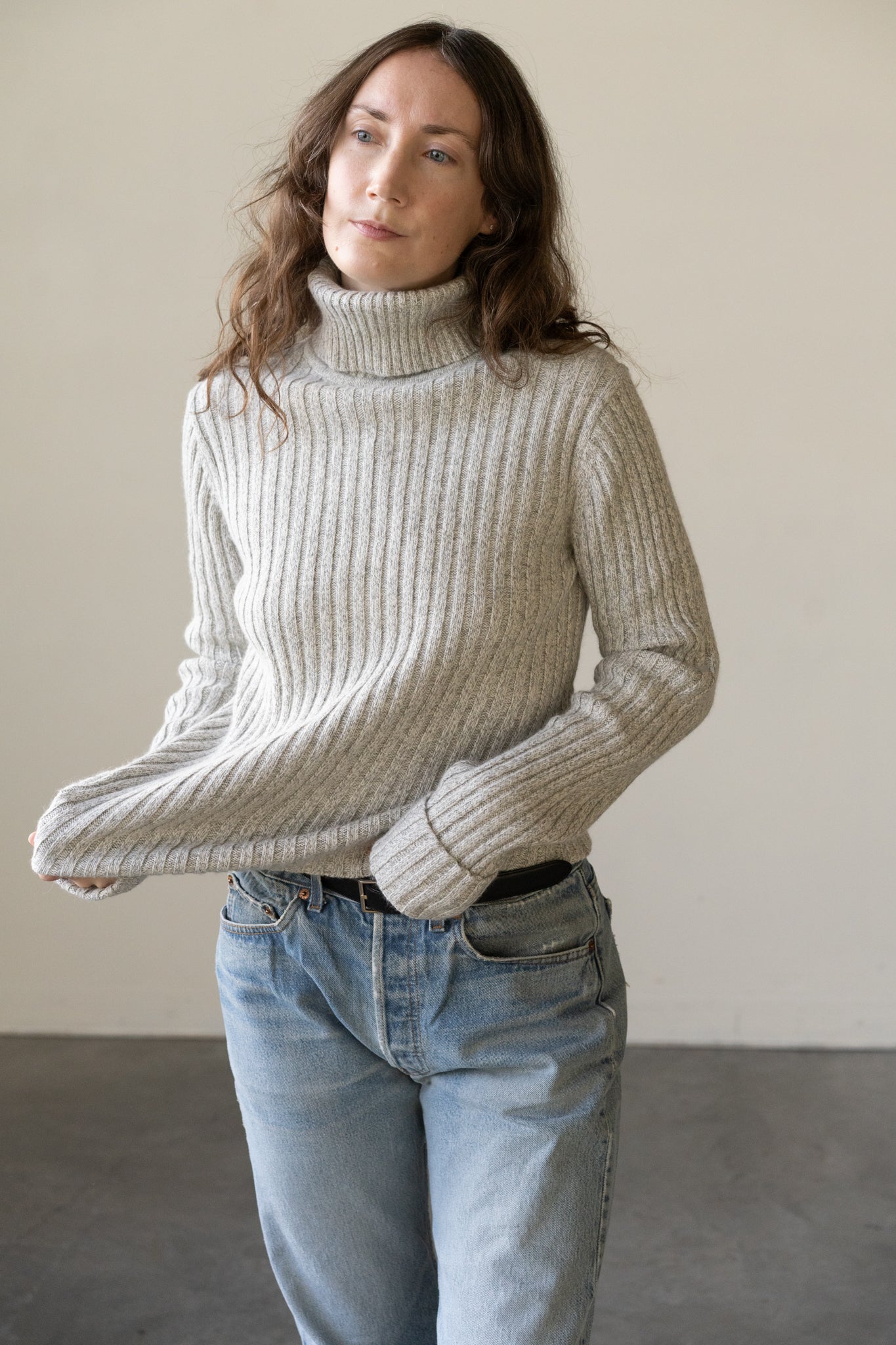 Ribbed Knit Sweater