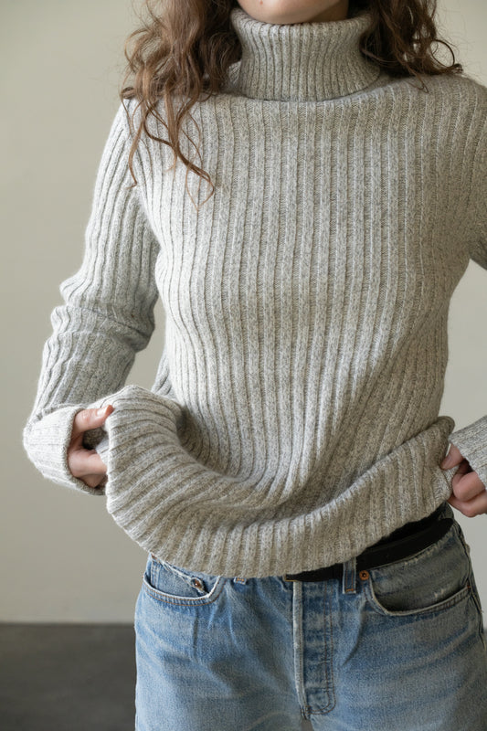 Ribbed Knit Sweater