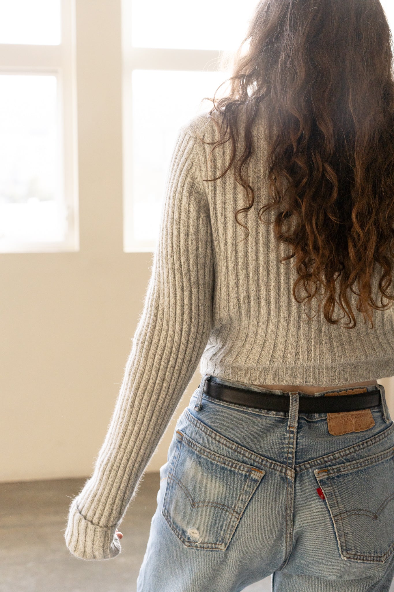 Ribbed Knit Sweater