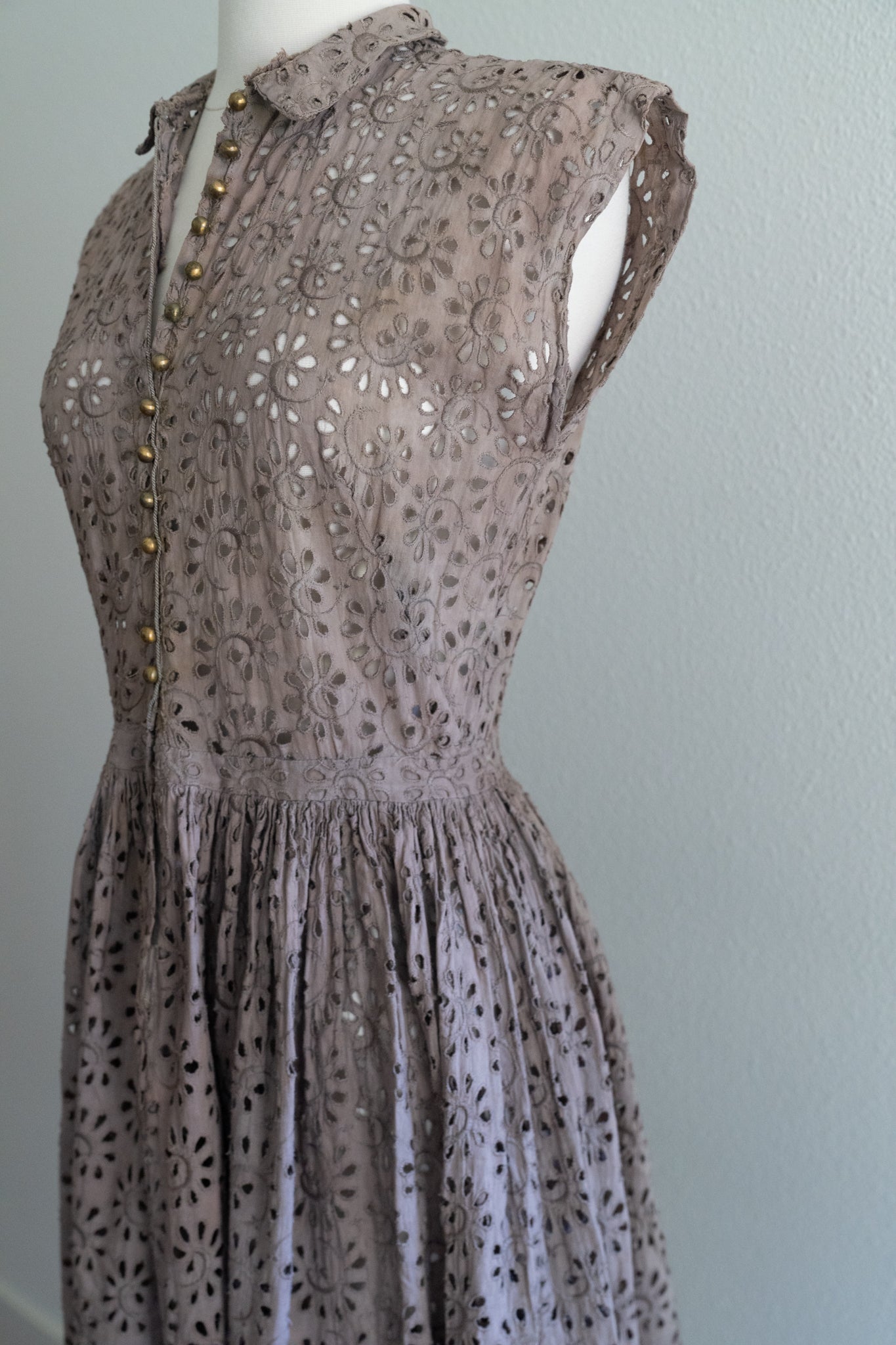 Cotton Eyelet Dress