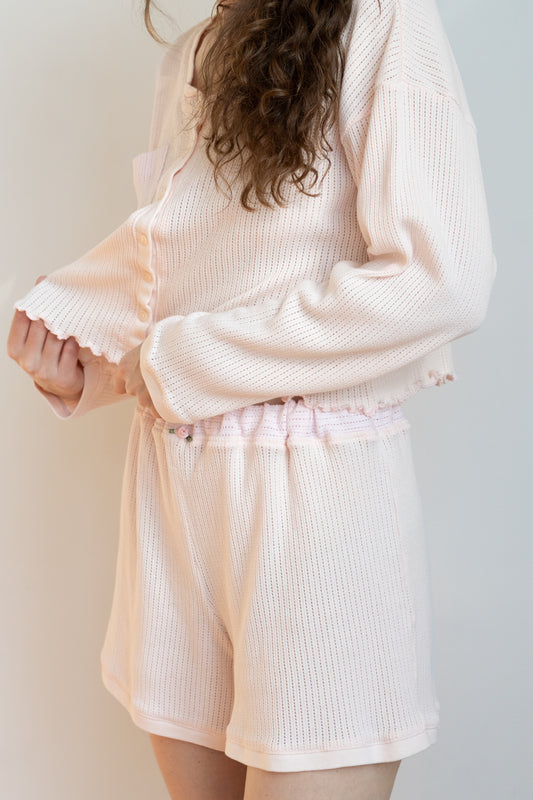 Pointelle Set — Apricot