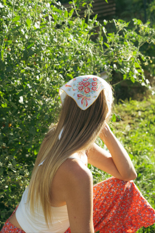 Posy Tie Head Scarf