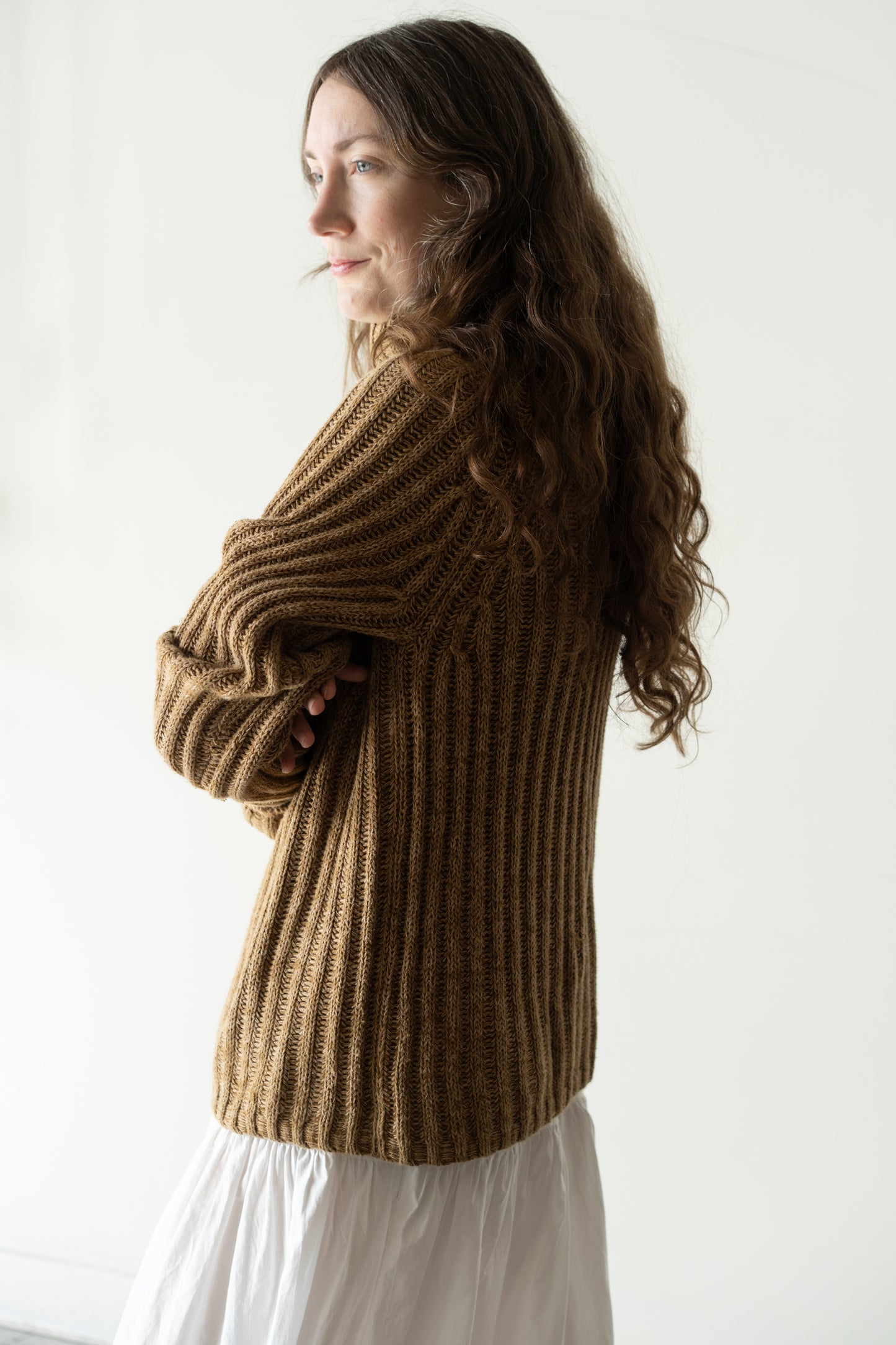 Chunky Ribbed Cotton Turtleneck