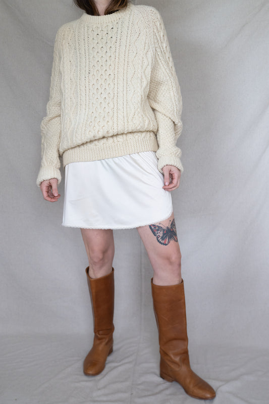 Wool Fisherman Sweater