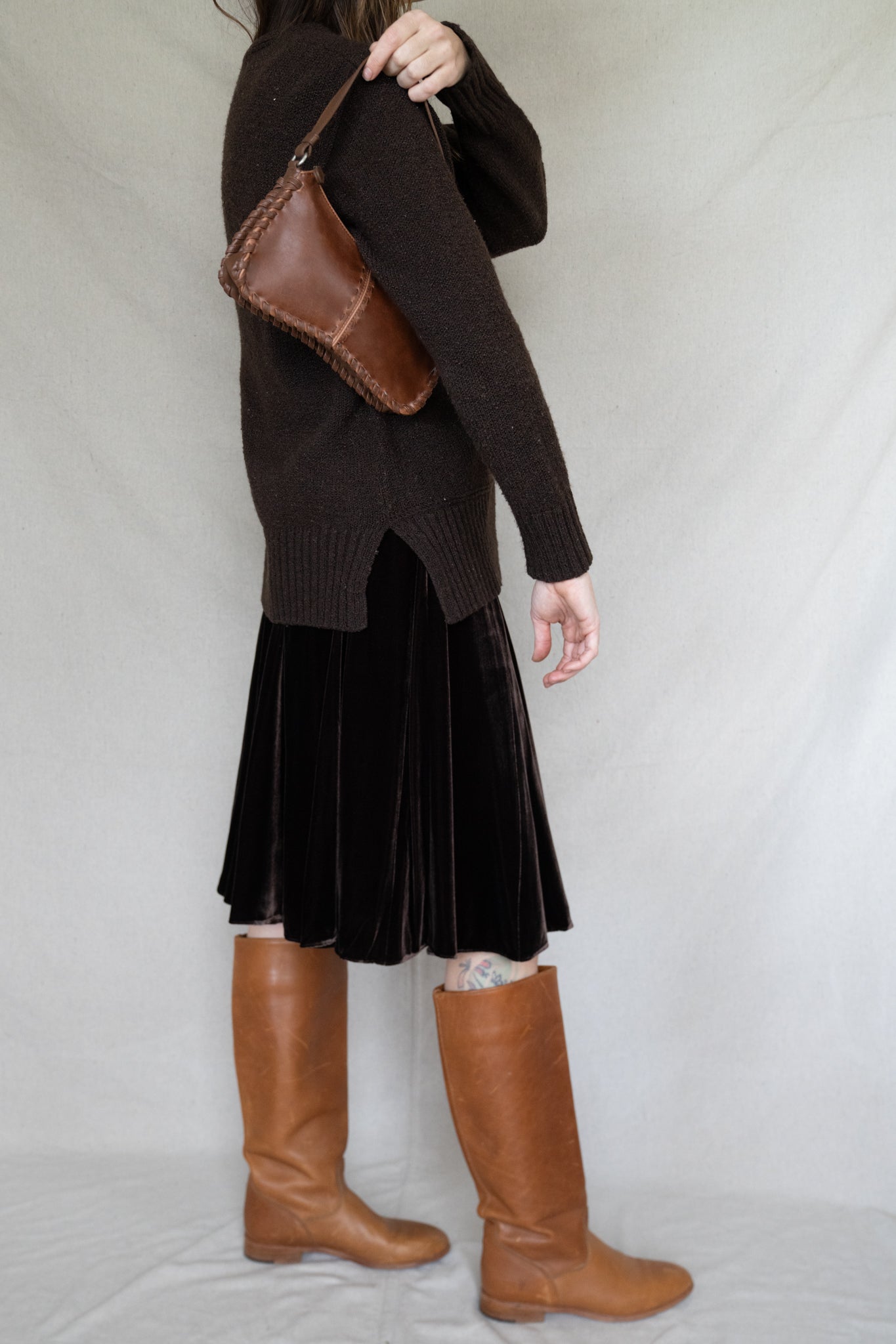 Ribbed Hem Cardigan