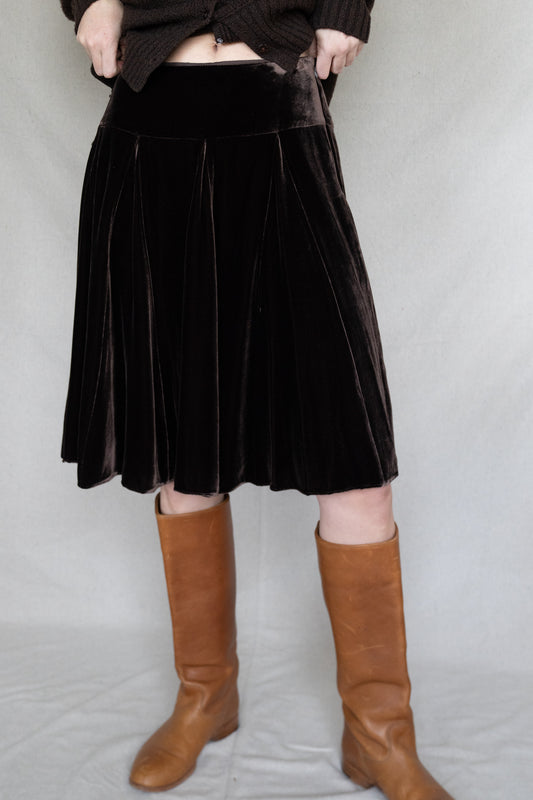 Ralph Lauren Velvet Skirt