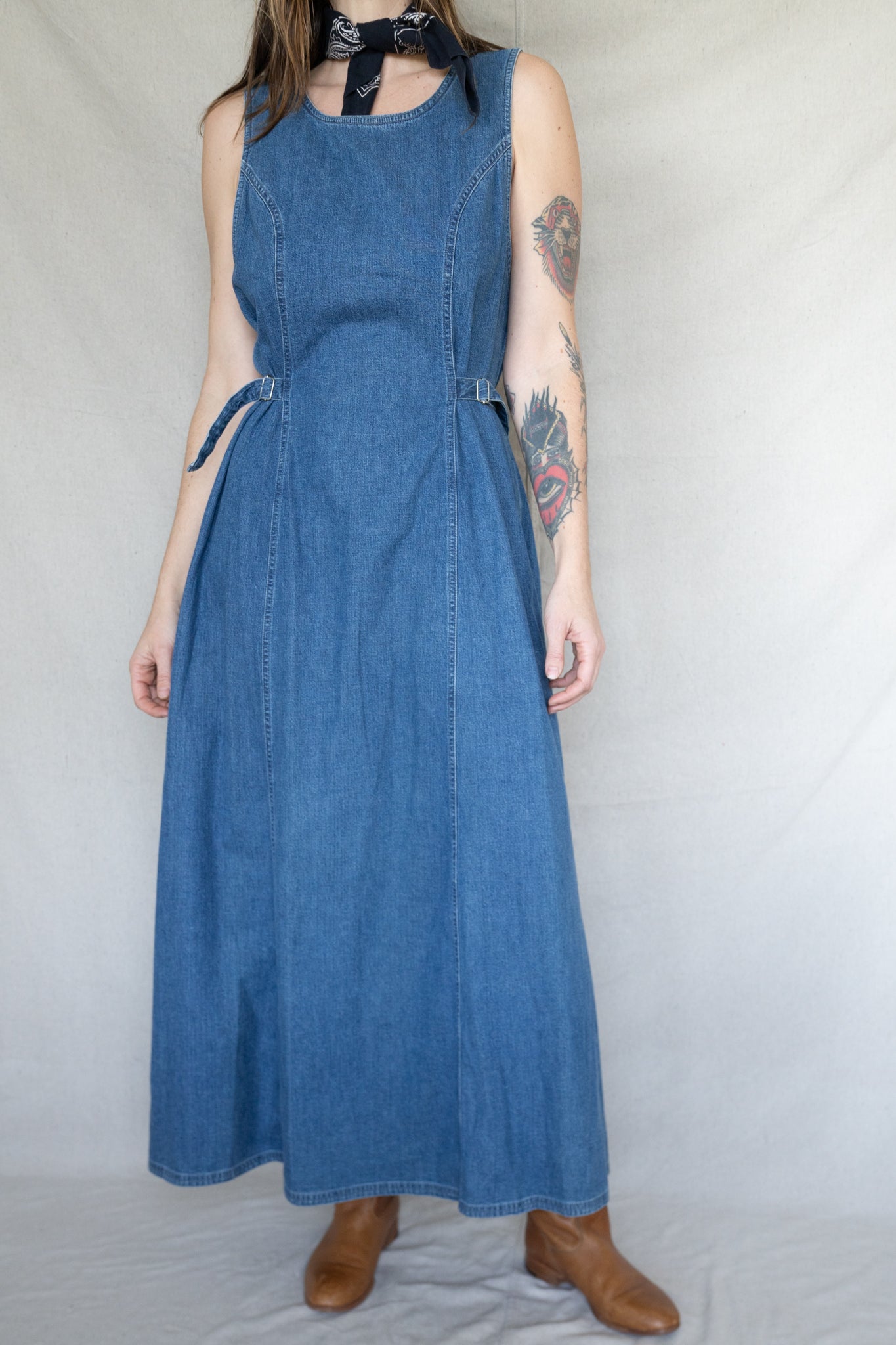 Eddie Bauer Denim Maxi Dress