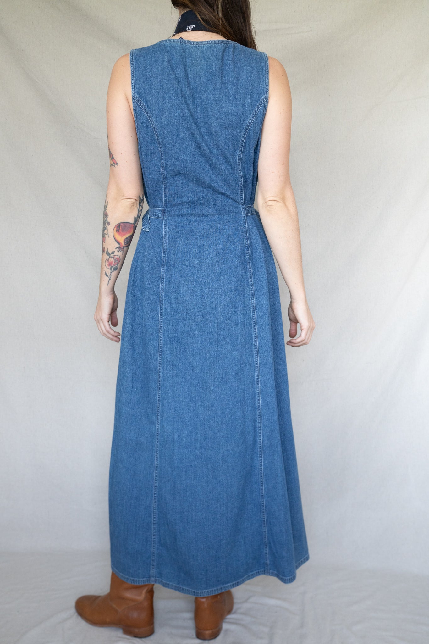 Eddie Bauer Denim Maxi Dress