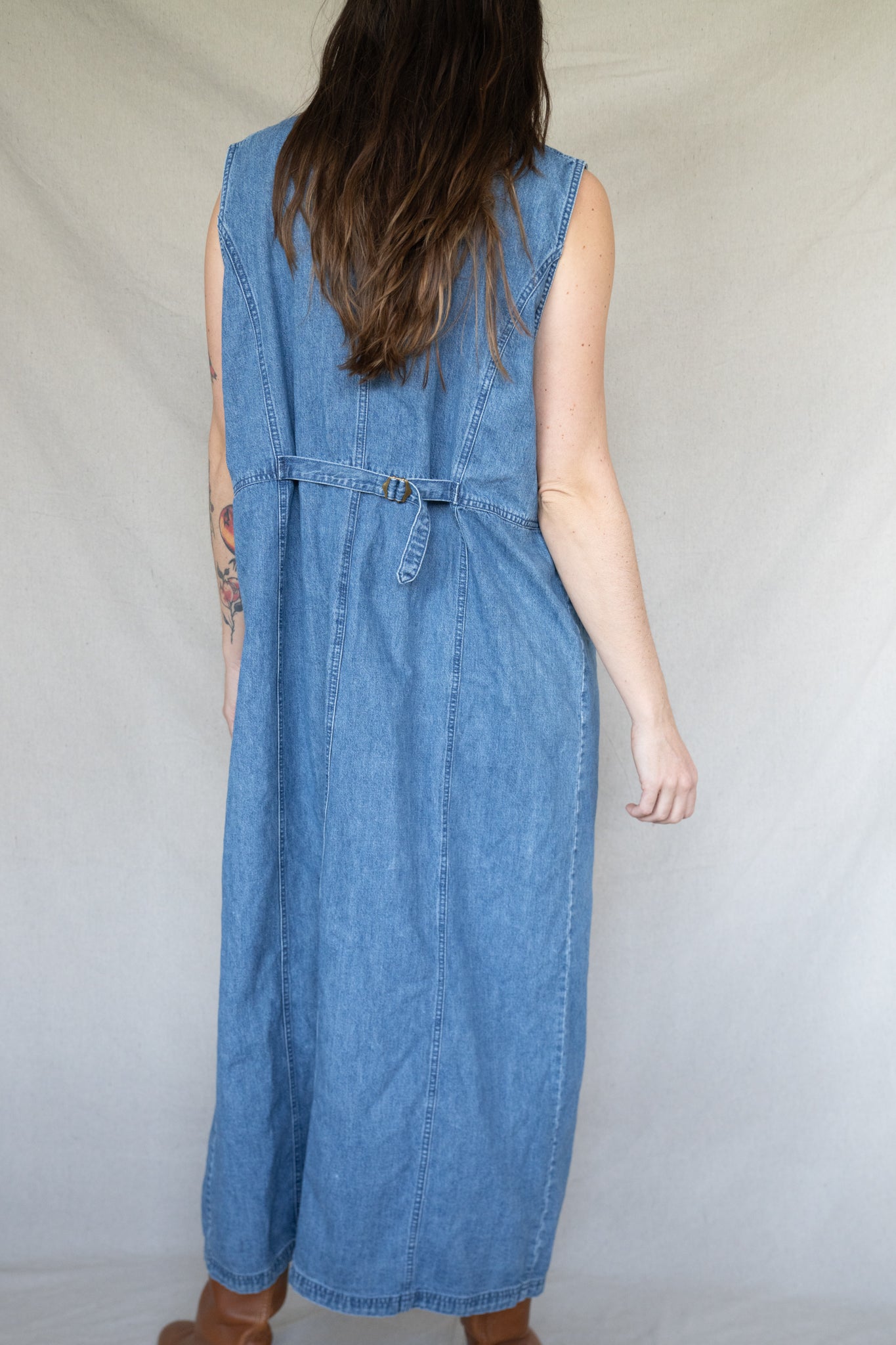 Denim Maxi Dress