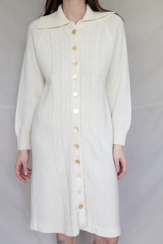 Cableknit Sweater Dress