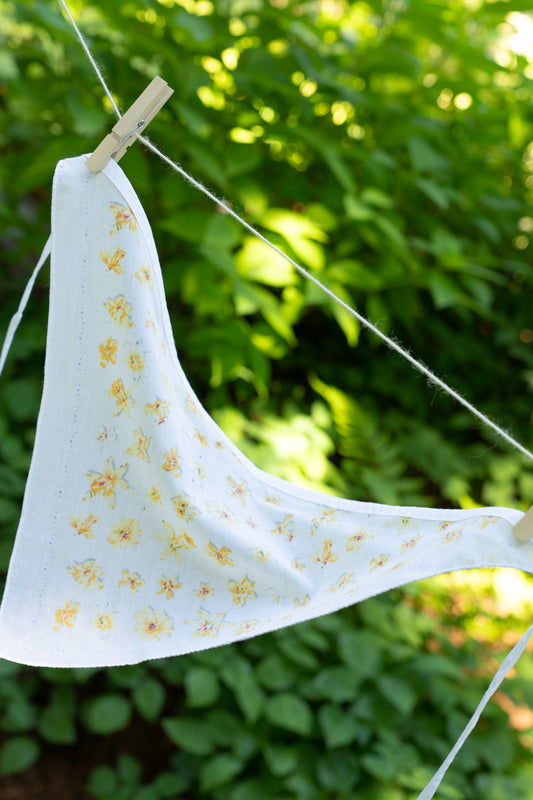 Daisy Day Tie Head Scarf