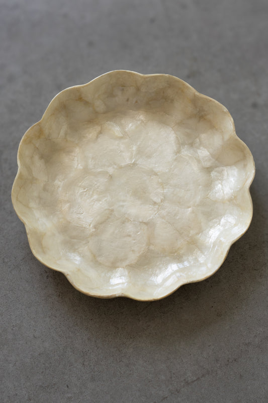Capiz Shell Dish — 12”