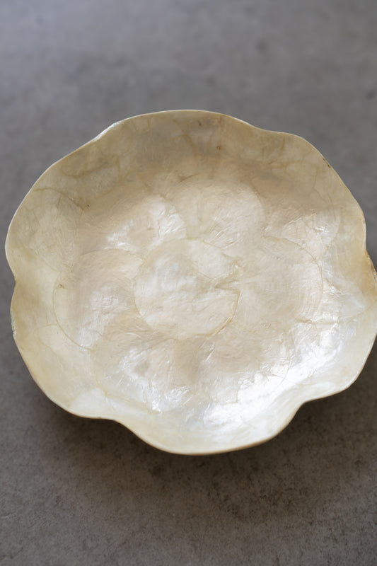 Capiz Shell Dish — 10”