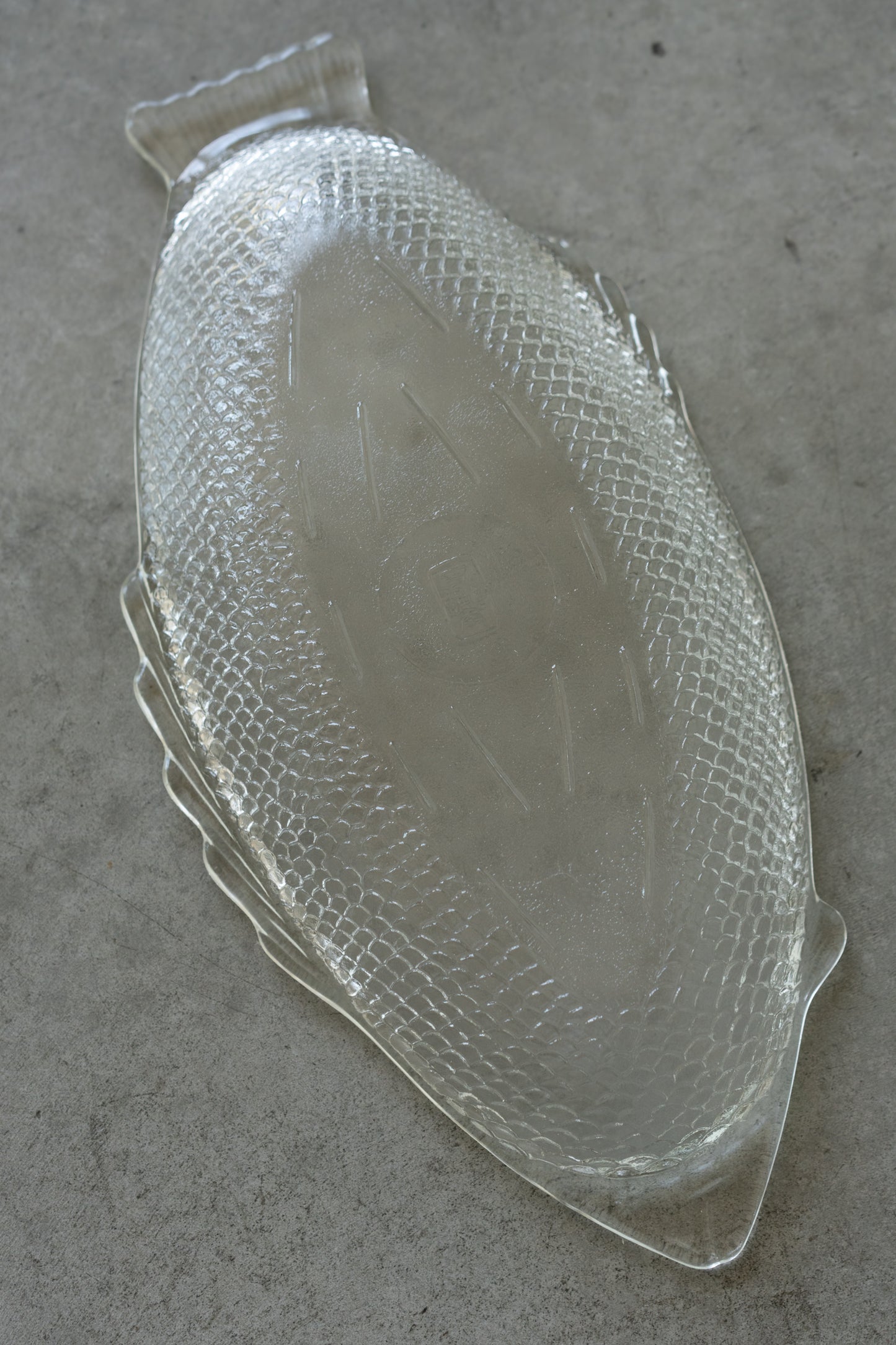 Glasbake USA Clear Glass Fish Platter