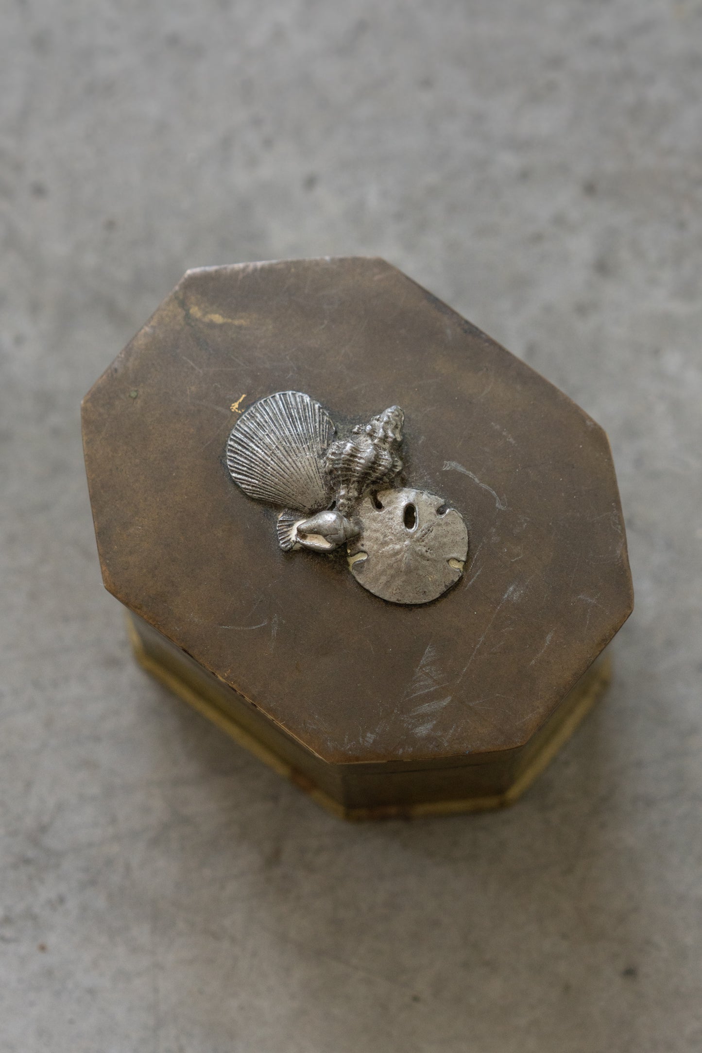 Brass Sea Trinket Box