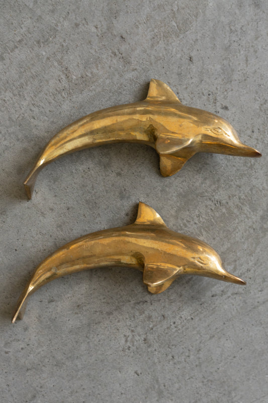 Brass Dolphin Figurine