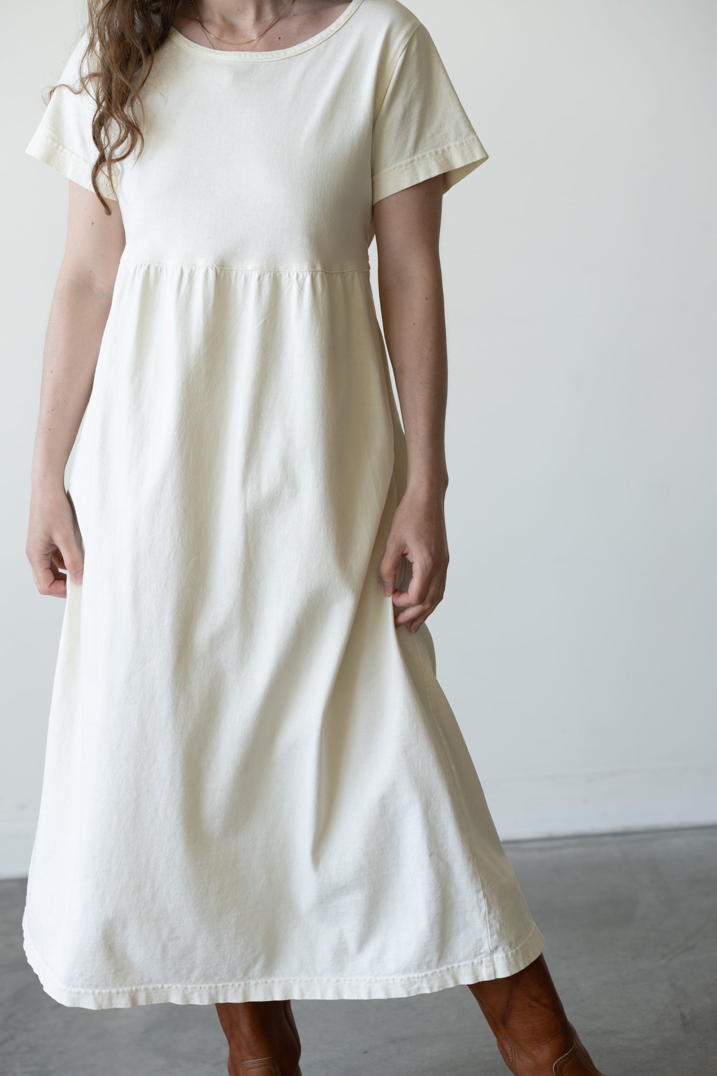 Cotton Tie Back Dress