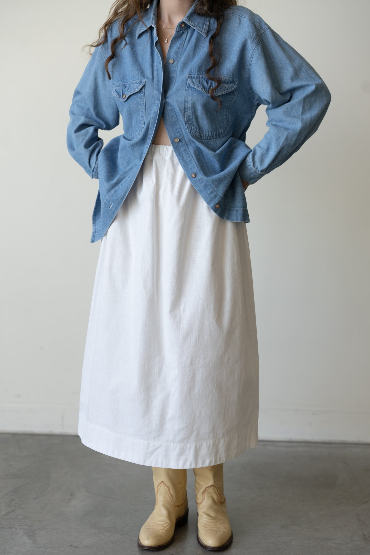 Chambray Utility Shirt