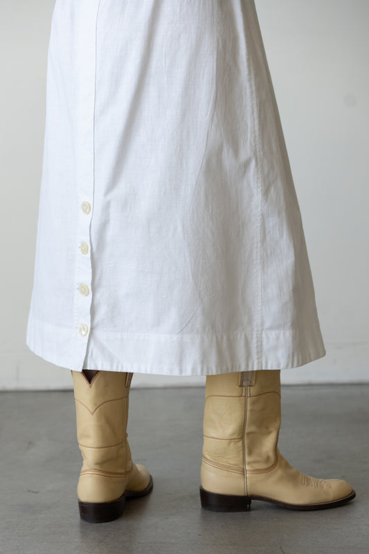 Cotton A-Line Skirt