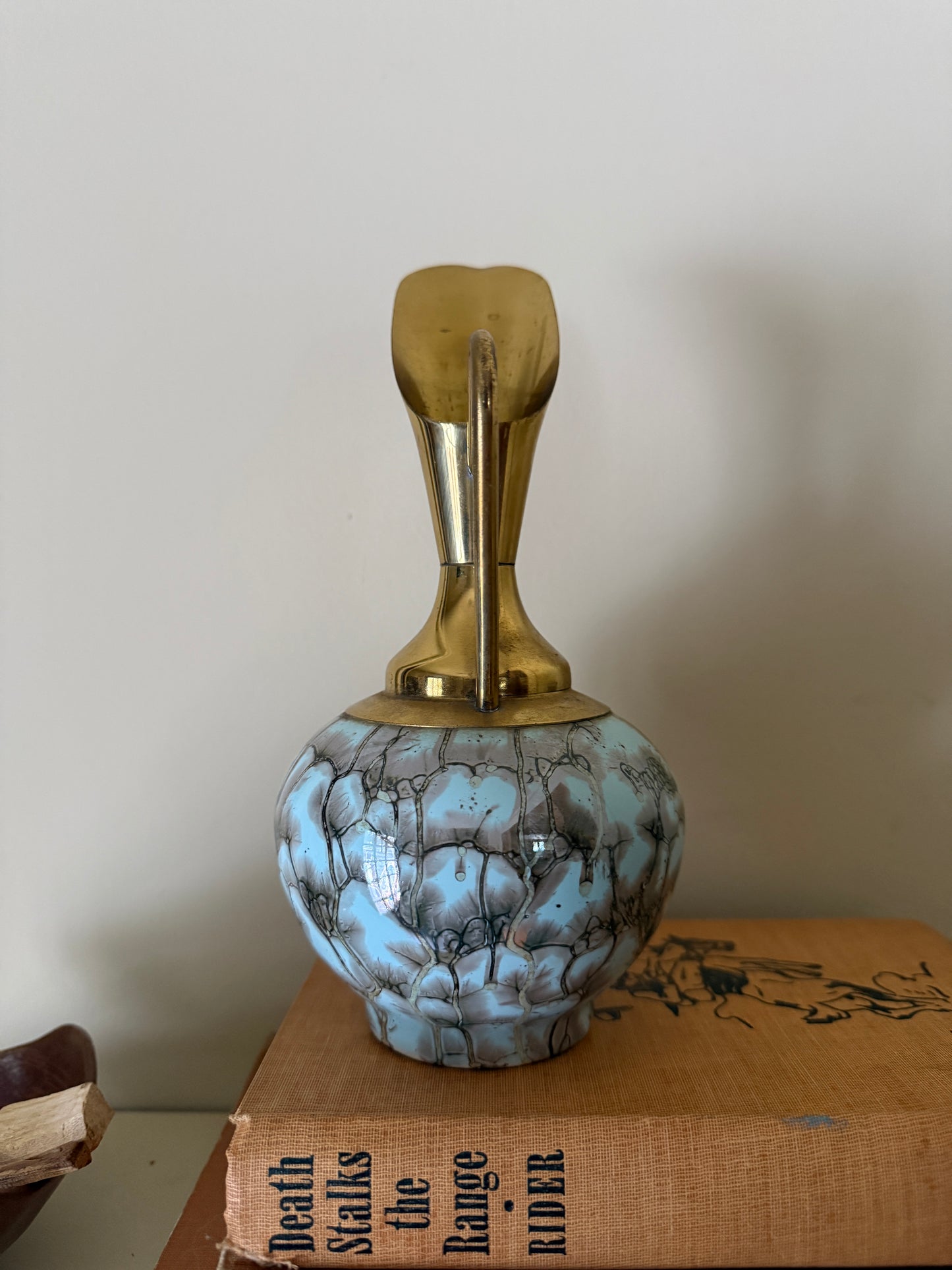 Vintage Hand-Painted Delft Pitcher