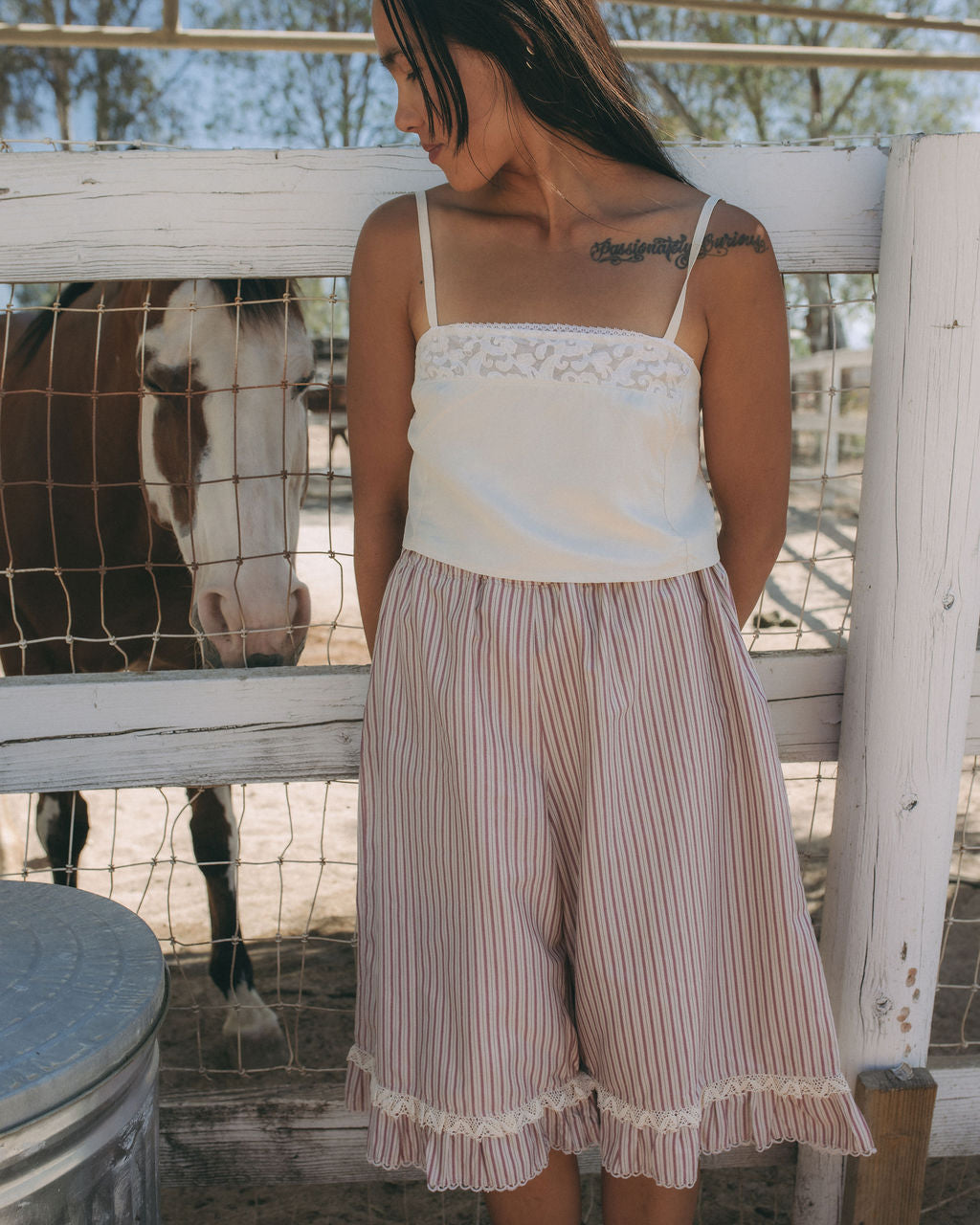 Dakota Stripe Culotte