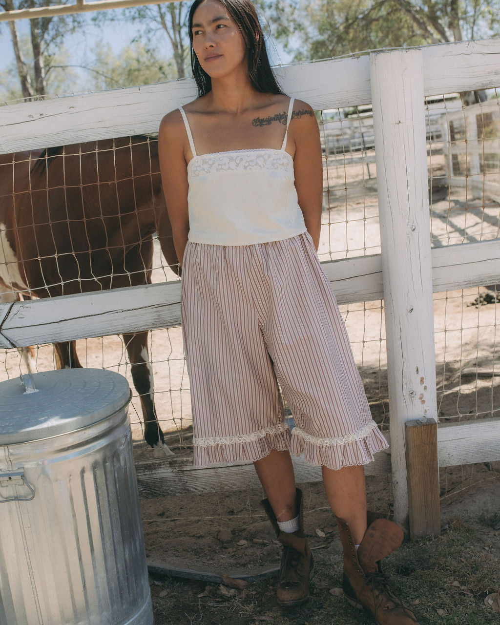 Dakota Stripe Culotte