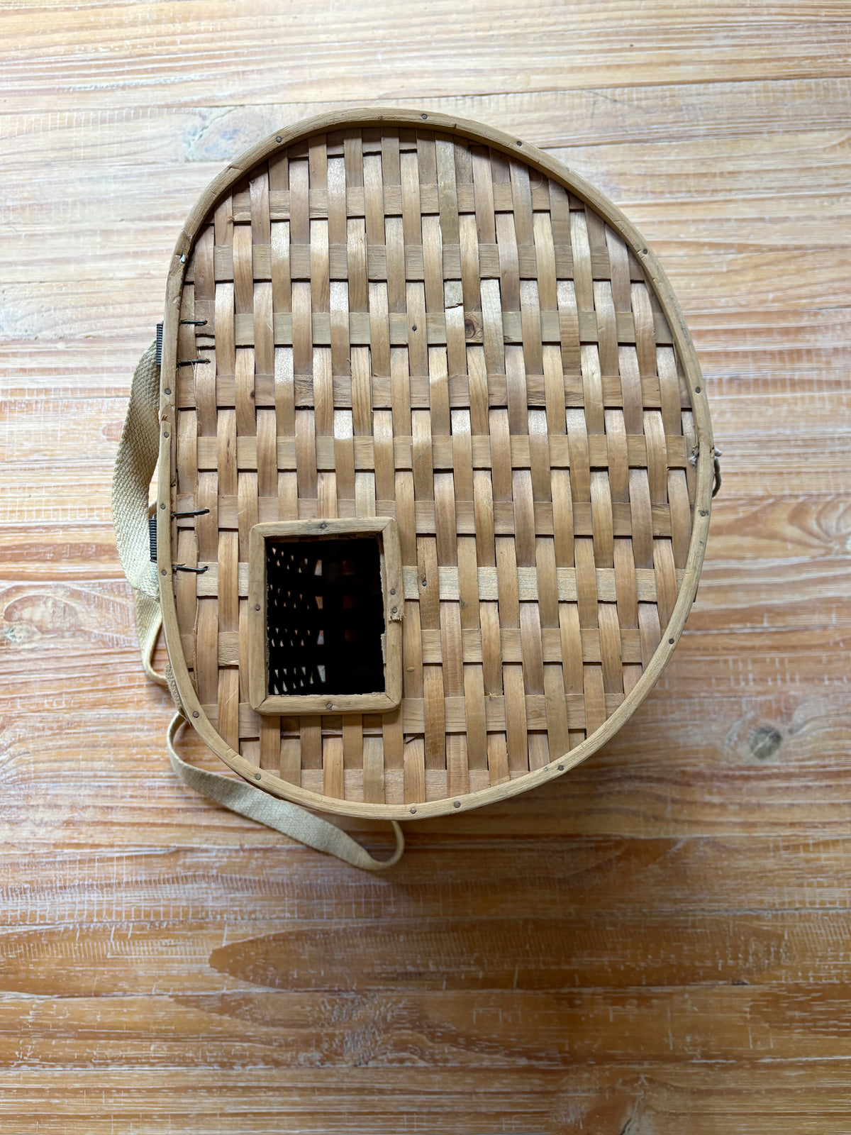 Vintage Wicker Fishing Creel